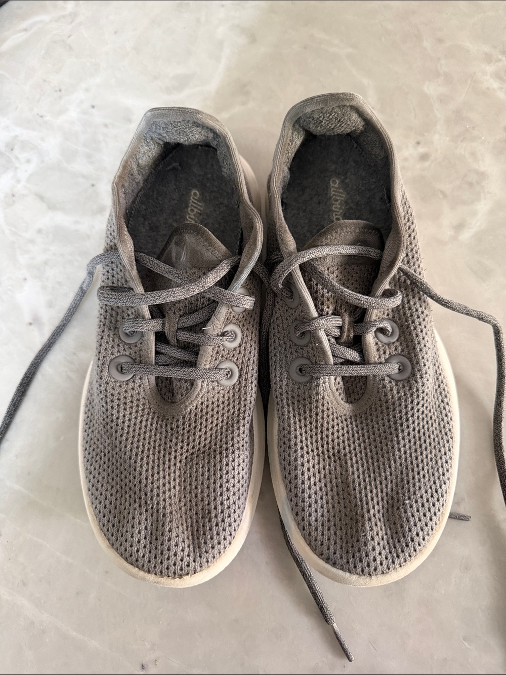 Allbirds Lightweight Gray Knit Sneakers